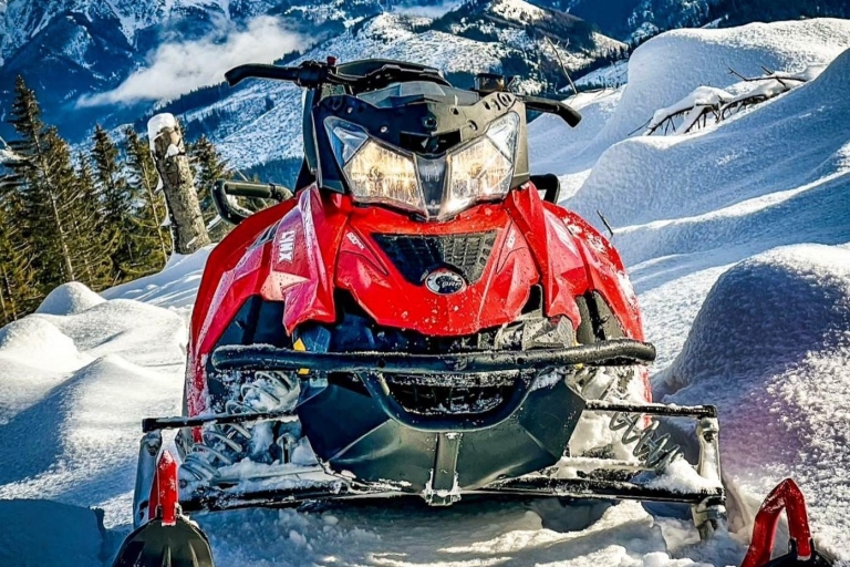 Von Krakau aus: Schneemobil-Abenteuer und Thermalbäder-TourTour mit Abholung vom Hotel und Rückfahrt