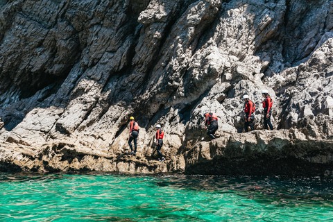 Lisbon: Sesimbra/Arrábida Natural Park Coasteering Adventure Meeting Point in Sesimbra