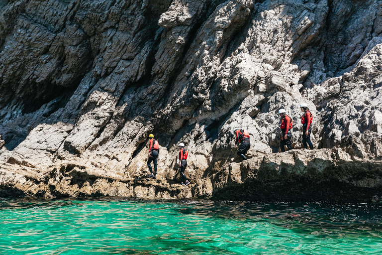 Lisbon: Sesimbra/Arrábida Natural Park Coasteering Adventure Meeting Point in Sesimbra