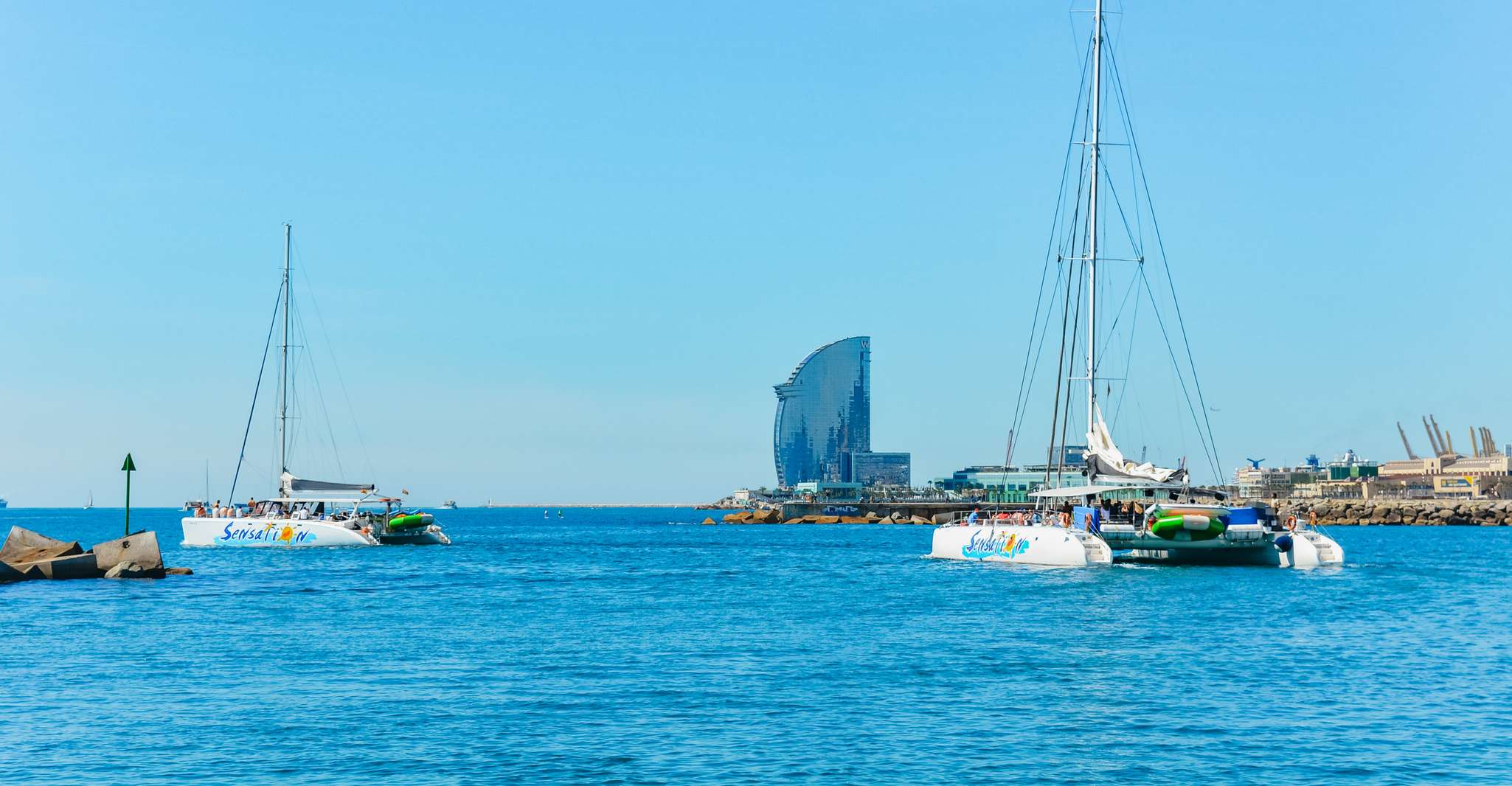 Barcelona: Catamaran Party Cruise with BBQ Meal photo 5