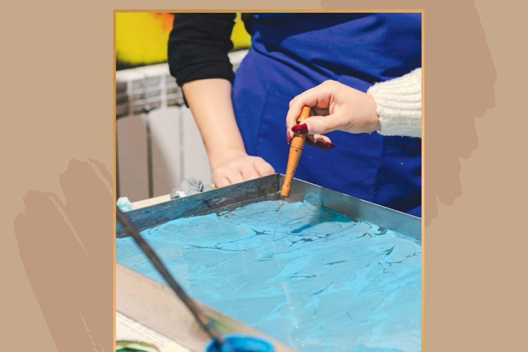 Baku Marbling Experience: Make Your Own Art Let's create art on a ceramic plate!