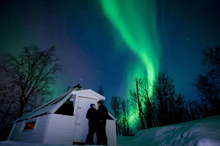 Tromsø: Aurora Crystal Lavvo Übernachtung mit Aktivitäten