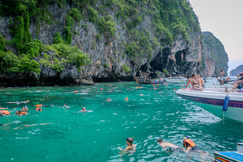 Phi Phi Island: Maya bay Sunset & Plankton by Speedboat Phi Phi Sunset Tour by Speed Boat Snorkeling with Plankton