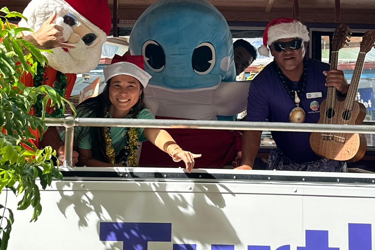 Honolulu : visite en trolleybus des lumières de Noël et Honolulu HaleHonolulu : visite en trolleybus des lumières de Noël avec Honolulu Hale