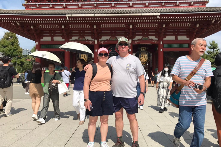 Historische und kulturelle Asakusa Food Tour mit einem lokalen Guide