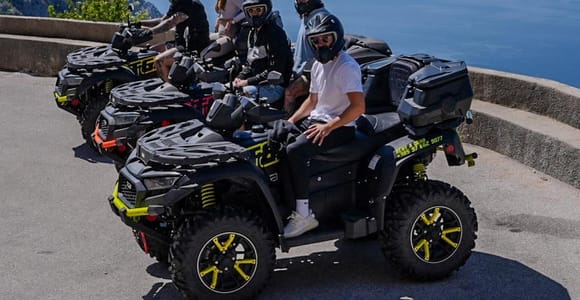 Makarska: Biokovo Skywalk Quad Tour with Dalmatian platter