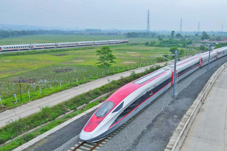 Jakarta: Cratere bianco, piantagione di tè con il treno veloce