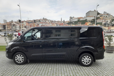 Privé-chauffeur van Algarve naar Malaga in een minibus met 8 zitplaatsen