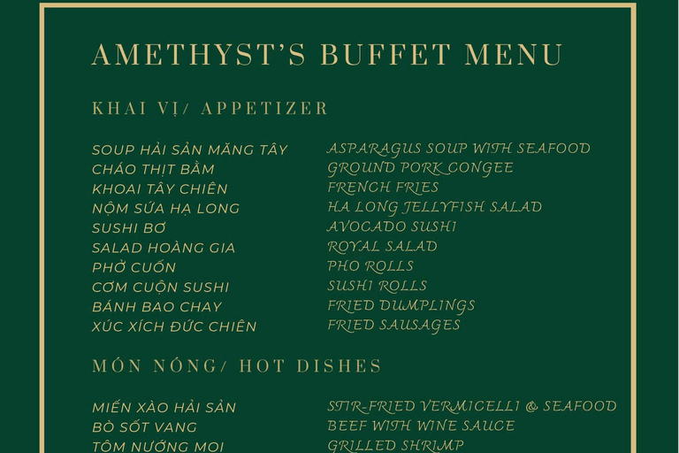 Hanói: Viagem de 1 dia à Baía de Ha Long - Cruzeiro de luxo AmethystCruzeiro de dia inteiro na Baía de Halong com Ametista (todos os destinos)