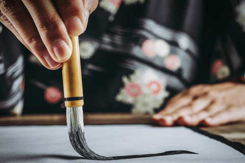 Kyoto: FUN Calligraphy Experience – Launch Special! Private Authentic Shodo Experience near Ninnaji Temple