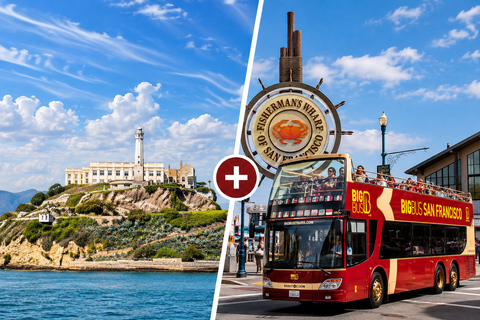 San Francisco: Alcatraz Ticket & Hop-On Hop-Off Bus Tour Alcatraz Ticket & 48-Hour Hop-On Hop-Off Bus Tour