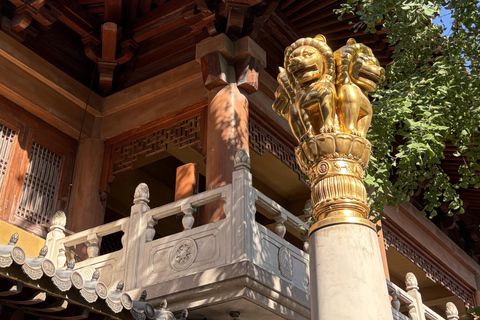 上海：饺子烹饪课和静安寺之旅饺子烹饪课和静安寺之旅（含接送服务）