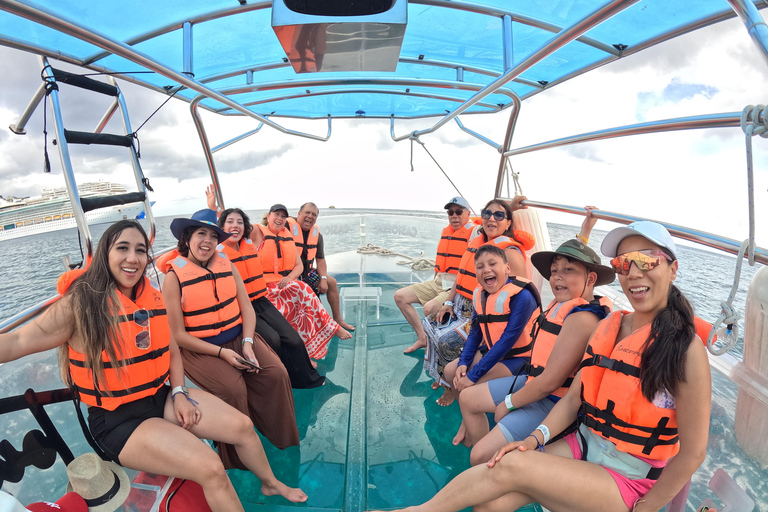 Cozumeltastic: Clear Boat Sightseeing Tour in Cozumel Cozumeltastic: Transparent Boat Tour in Cozumel