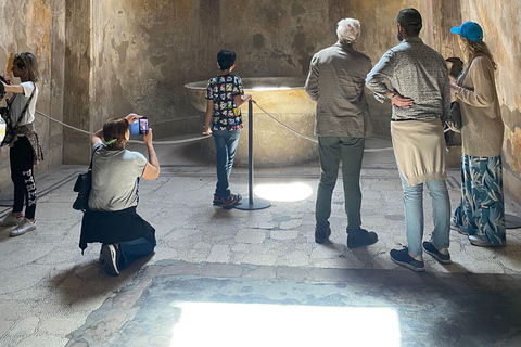 Visite en petit groupe de Pompéi avec un guide archéologuePompéi : visite en petit groupe avec guide archéologue et billet d&#039;entrée