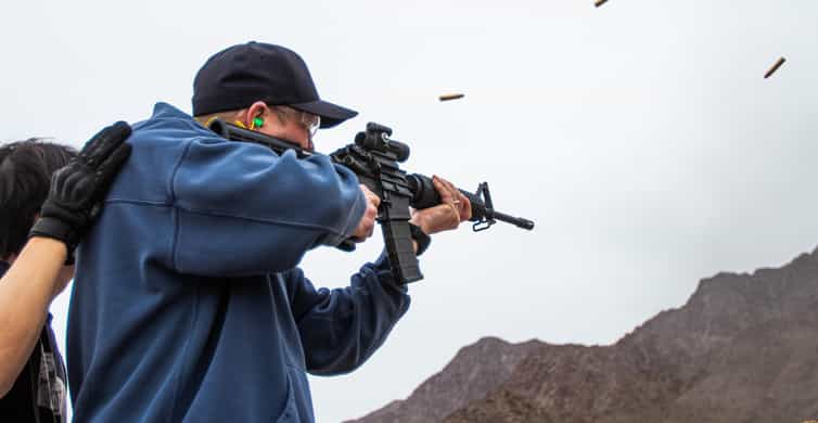 Las Vegas: Outdoor Machine Gun & Rifle Shooting with Pickup photo 2