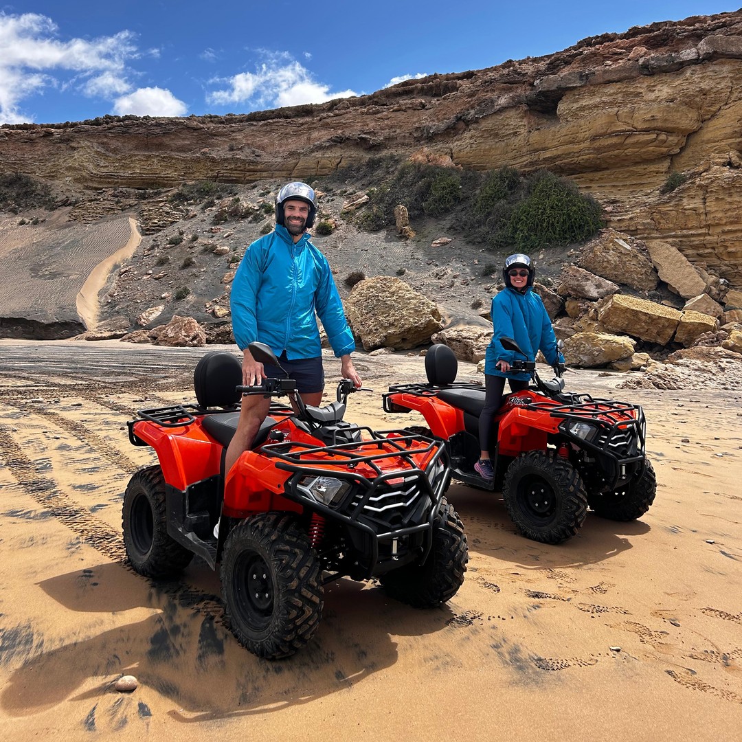 Essaouira P6 : circuit en quad sur les plages et les dunes du cap Sim - quad