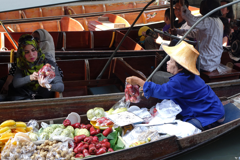 Bangkok: excursión privada de un día a Damnoen Saduak y Ayutthaya