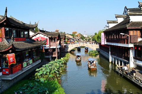 Tour privado de medio día a la Antigua Ciudad del Agua de Qibao