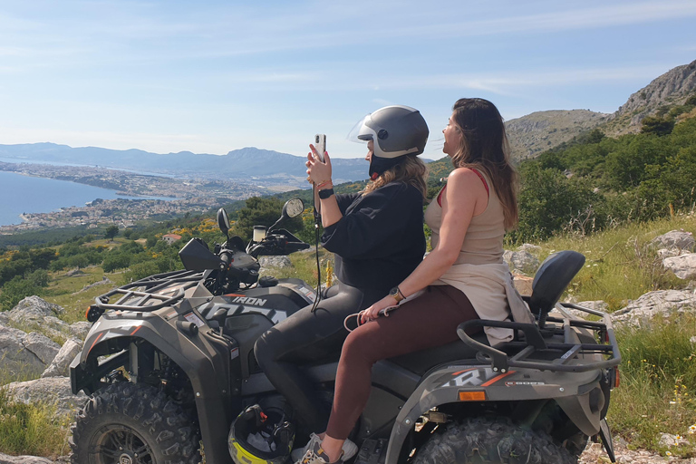 Split: Excursión en quad con vistas al mar, la montaña y el ríoConductor único Quad