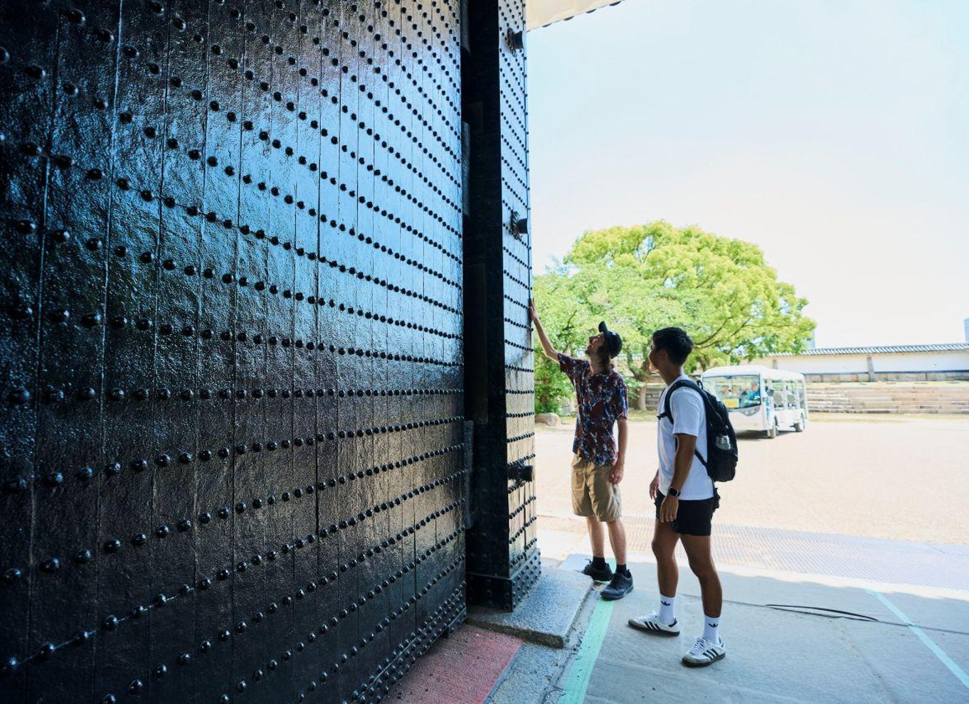 Osaka: Entré til slotstårnet / guidet byvandring