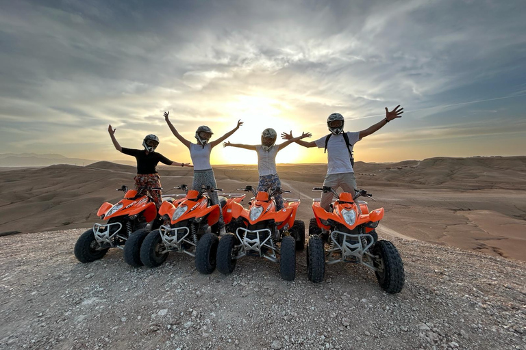 Von Marrakech aus: ATV Quad Bike Tour in der Agafay WüsteVon Marrakech aus: ATV-Quadbike-Touren in der Agafay-Wüste