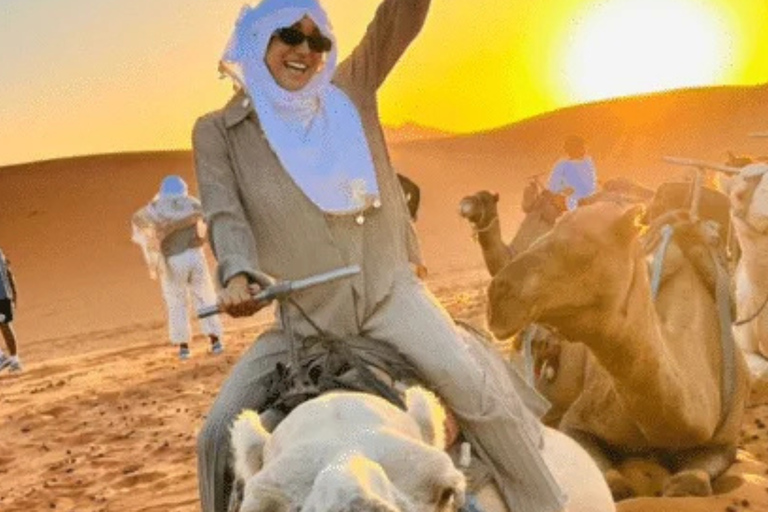 From Marrakech: 3-Day Merzouga Tour with Camel Trek & Luxury Camp Shared Standard Sahara Tour – Popular Choice
