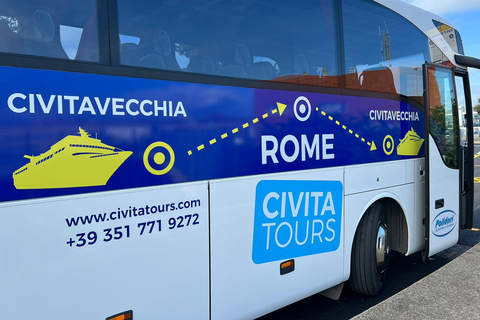 Rome: Fiumicino Airport to Civitavecchia Port Bus Transfer