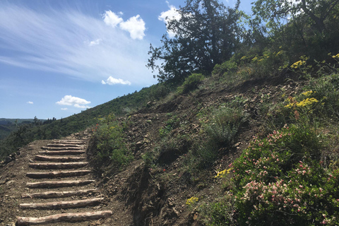 Tbilisi: Heerlijk spoor over de stad