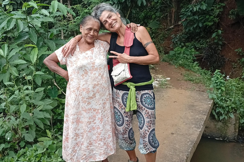 Kandy: Tea estate Factory & Waterfalls, Ambuluwawa tour