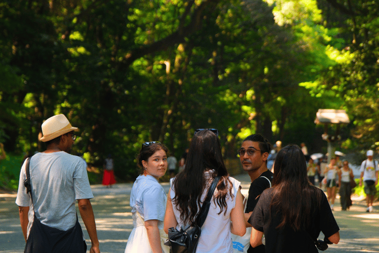 Tokio: wandeltour langs de hoogtepunten van Harajuku en Meiji JinguTijdreizen in Tokio: popcultuur in Harajuku en het Meiji Jingu-heiligdom