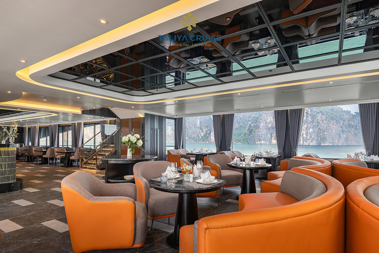 Ha Long & Lan Ha Bay Luxury Yacht: Dark Cave, Kayak, Sunset Private Car Transfer & Private Tour Guide & Shared Boat