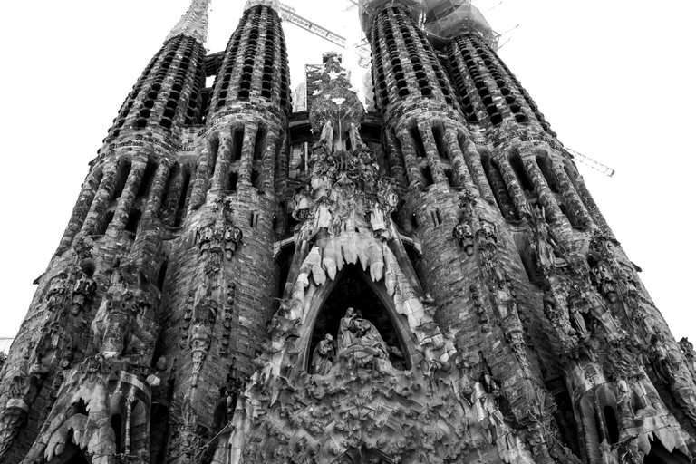 Barcelone : Visite de la Sagrada Familia avec boisson sur le toit en optionVisite guidée de la Sagrada Familia uniquement (sans terrasse)