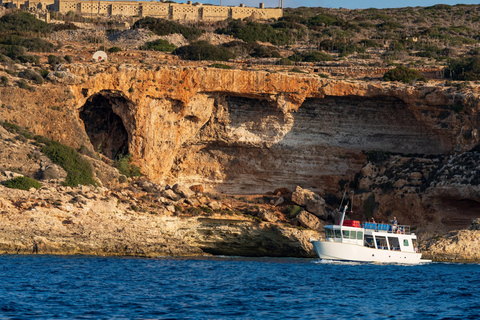 Malta: 9 Bays Cruise with Traditional Ftira and Transport
