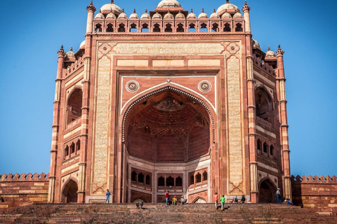 Agra: Taj Mahal, Agra Fort & Fatehpur Sikri Guided Tour From Agra: Tour With Professional Guide, Driver, and Ac Car