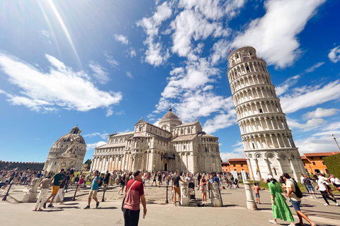 From Montecatini: Pisa & Lucca Day Full Day Tour Tour in English with leaning Tower