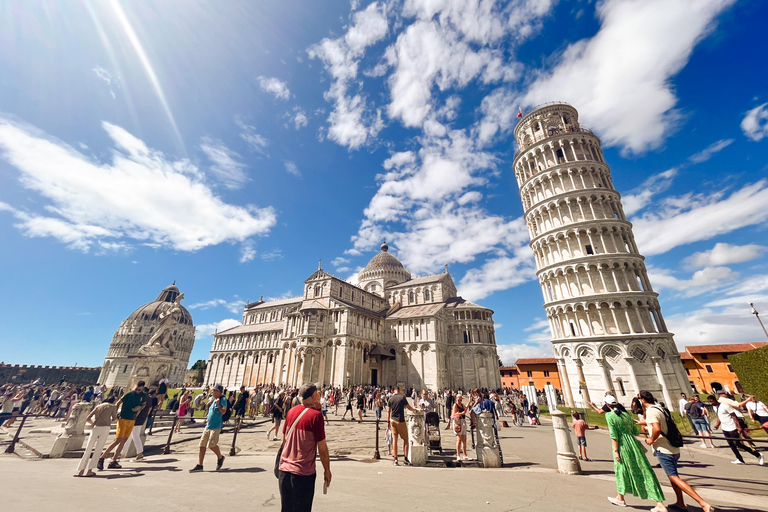 From Montecatini: Pisa & Lucca Day Full Day Tour Tour in English with leaning Tower