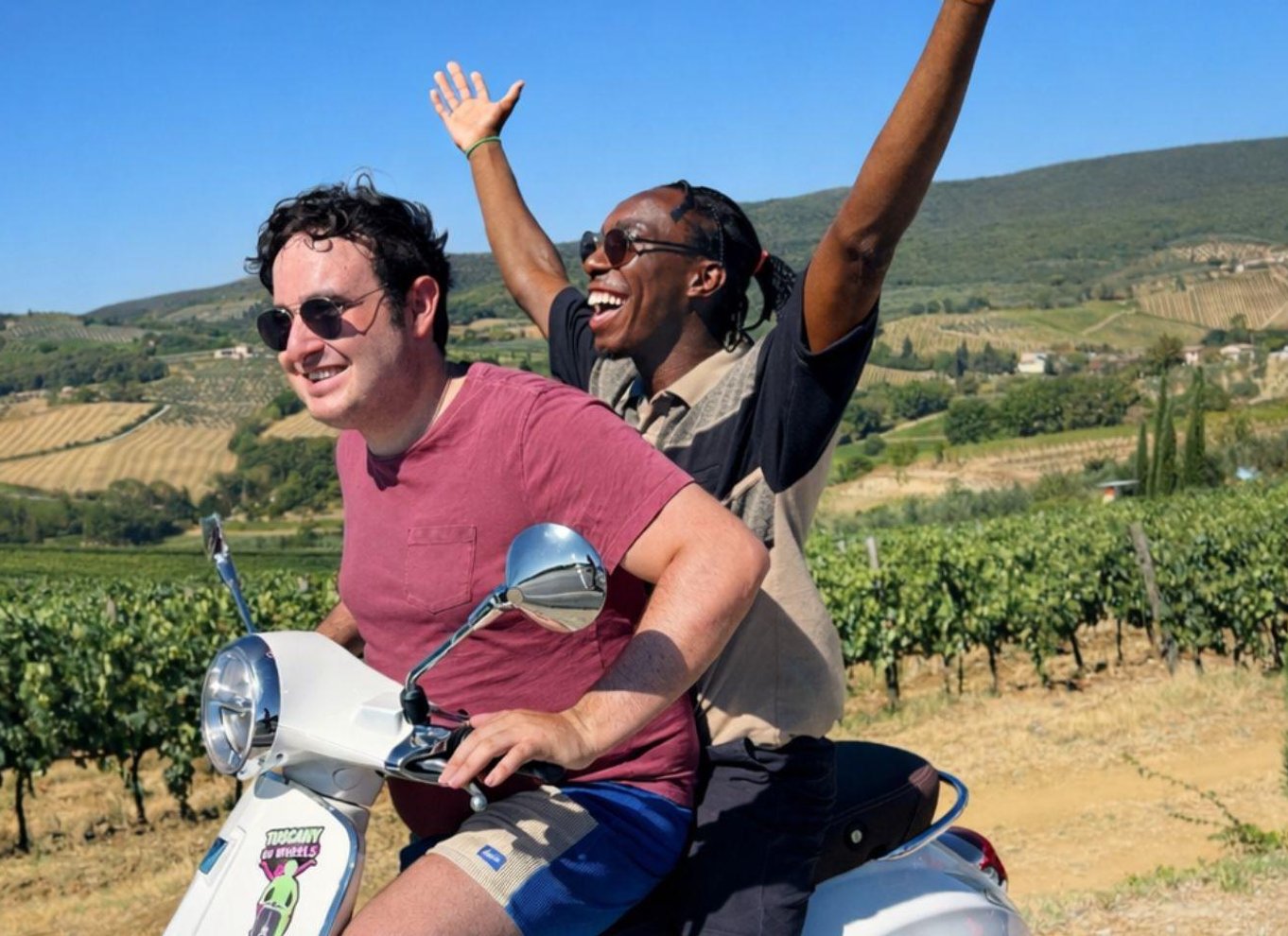 Fra Firenze: Sjov Vespa-tur i Toscana med frokost og vingård