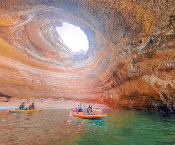 Benagil: Caves, Coves & Secret Beaches Guided Kayaking Tour
