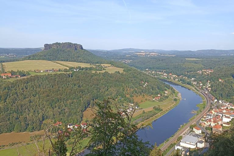 From Dresden: Table mountains Lilienstein & Königstein tour