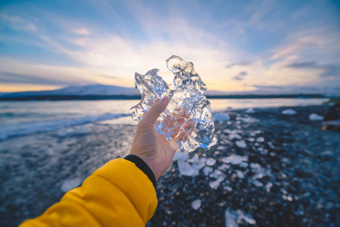 South Coast + Jökulsárlón + Diamond Beach Private Tour