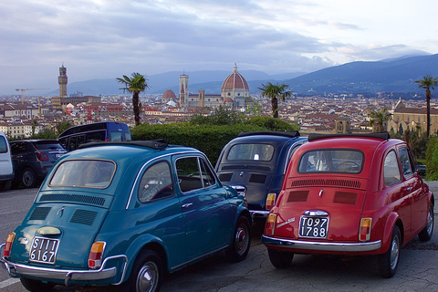 Buongiorno Fiat 500! Panoramic Guided up Michelangelo Plaza