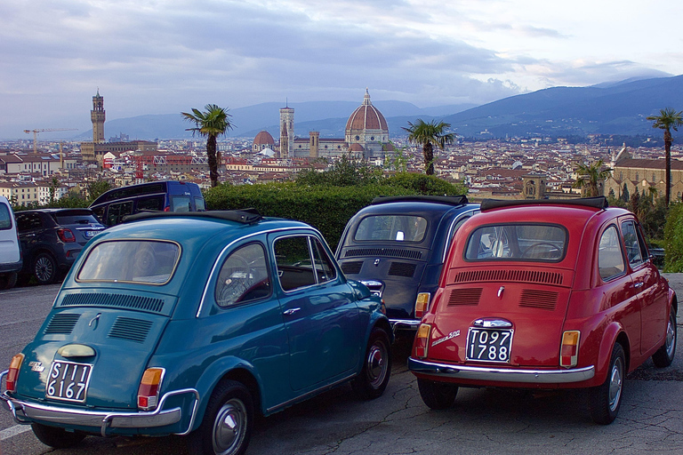 Buongiorno Fiat 500! Panoramic Guided up Michelangelo Plaza