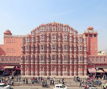 Rondleiding door Jaipur: Hawa Mahal, Jantar Mantar & Stadspaleis