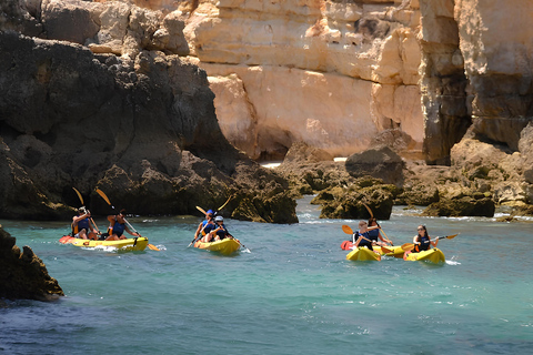 Albufeira Marina: Benagil Cave to Marinha Beach Kayak Tour