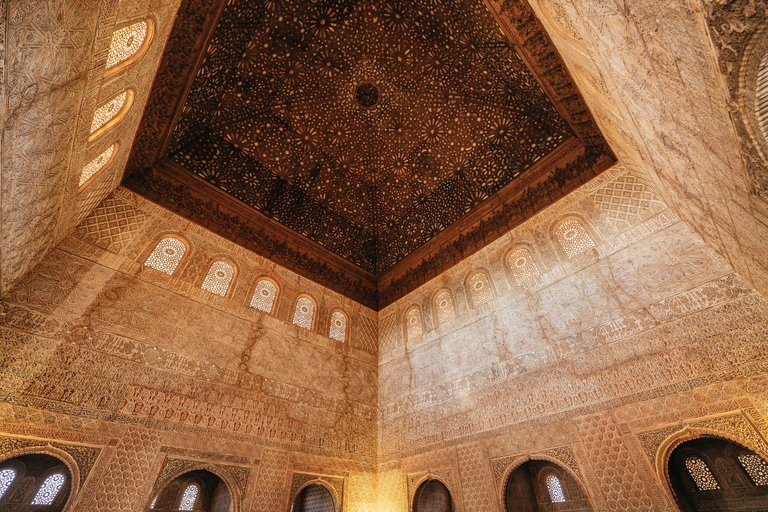 Grenade : visite guidée de l'Alhambra, palais nasrides, jardins