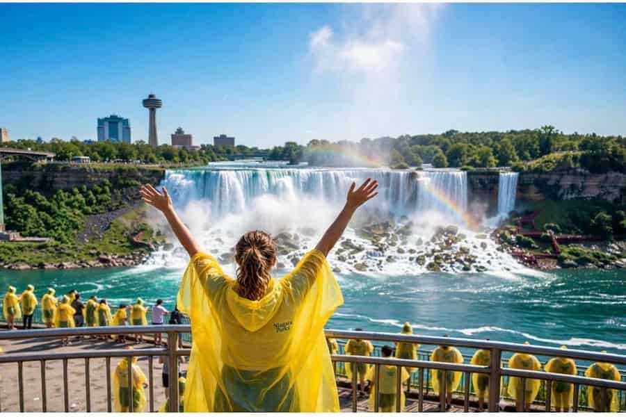 Niagarafälle: Paket – Journey Behind the Falls und Boot. Foto: GetYourGuide Niagarafälle: Paket – Journey Behind the Falls und Boot. Foto: GetYourGuide