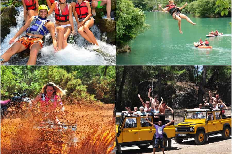 Antalya/Alanya: Rafting, Seilrutsche, Jeep, Quad, Buggy-Safari. Foto: GetYourGuide