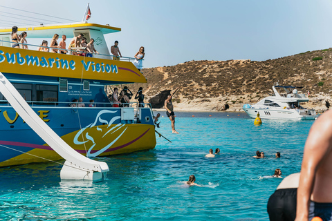 Malta: Excursão às Ilhas Gozo e Comino, Lagoa Azul e SeacavesIlhas Comino e Gozo - Somente barco