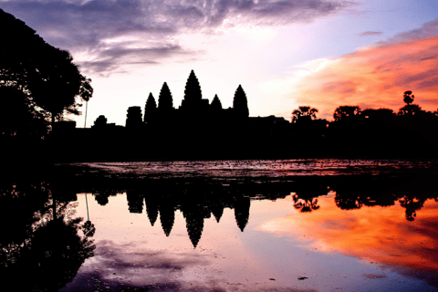 Privat soluppgång Angkor Wat-turPrivat soluppgång Angkor Wat-tur med tysk reseledare