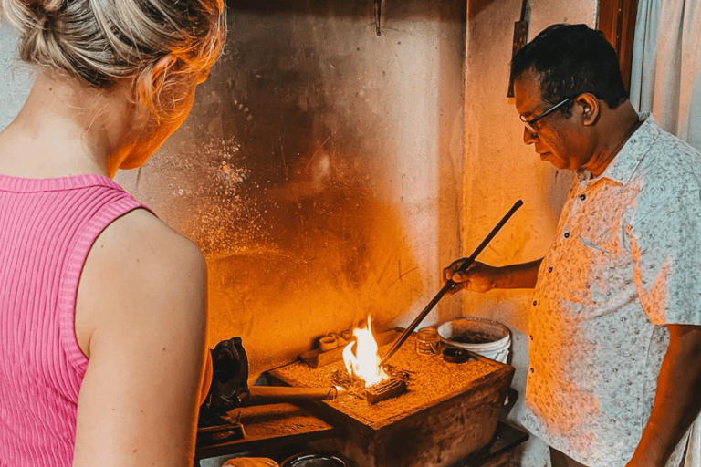 Galle: Hidden Silver Jewelry Making School with Lunch